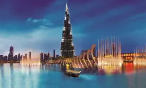 Поющий фонтан Дубай
