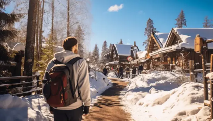 Волшебная деревня Санта-Клауса в Финляндии