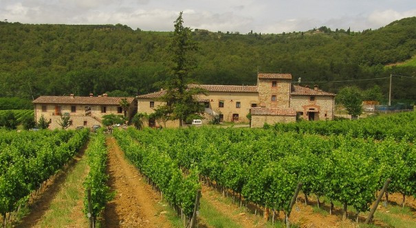 One of the numerous family wineries in Chianti