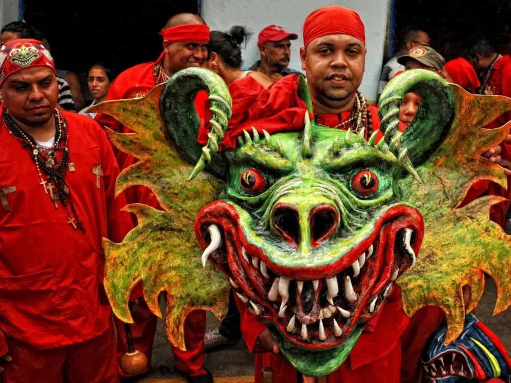 Masks of the Dancing Devils of Yare