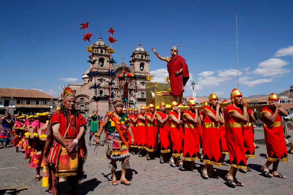 The festival is held in Cusco, the former Inca capital